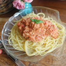 ♪ツナ缶とトマトの冷製パスタ♪