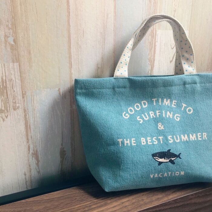 セリアのコットンマットで簡単トートバッグの作り方