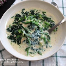 材料2つの便利レシピ♡ほうれん草とツナのクリーム煮