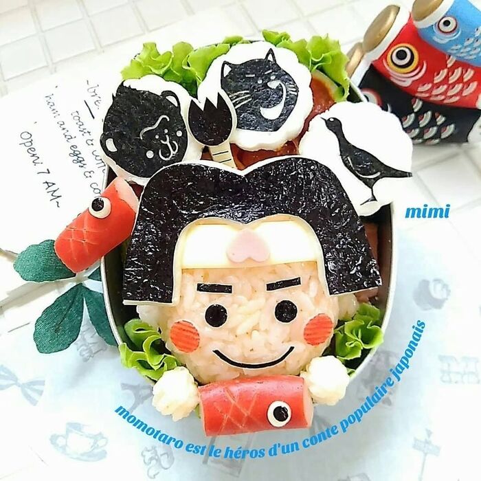 金太郎もいいけど桃太郎もね♩意外と簡単!桃太郎でこどもの日弁当