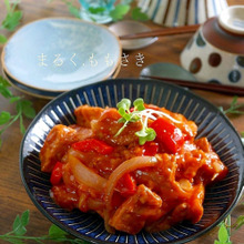 ご飯がもりもり進む♪厚揚げのエビチリ風の炒め物