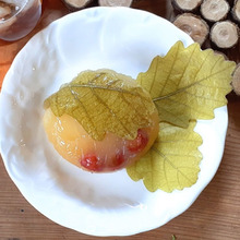 3種のフルーツゼリー 柏餅ならぬ柏ゼリー