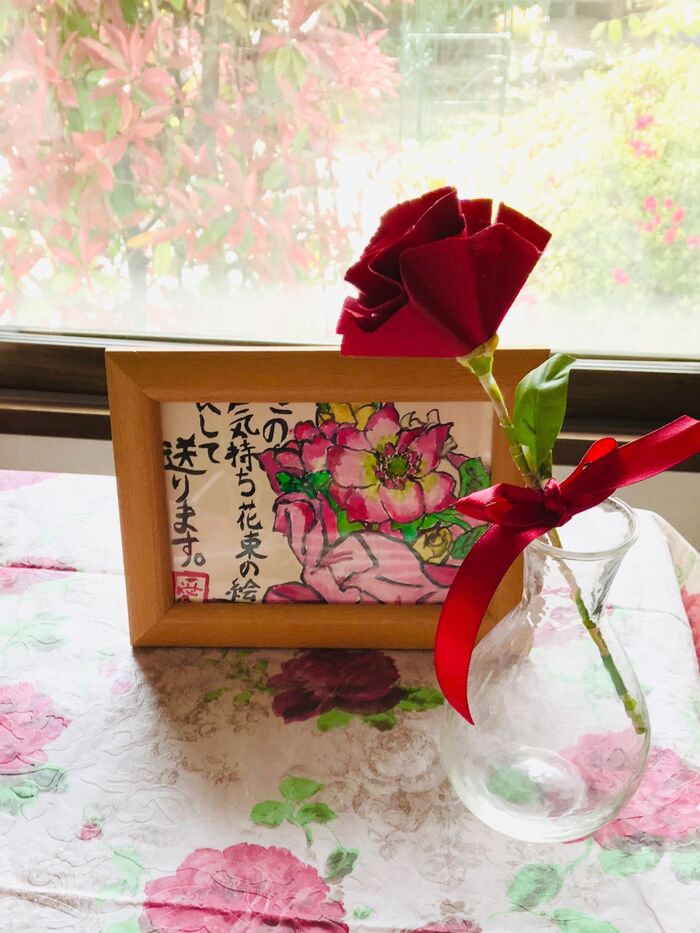 手作りカーネーション