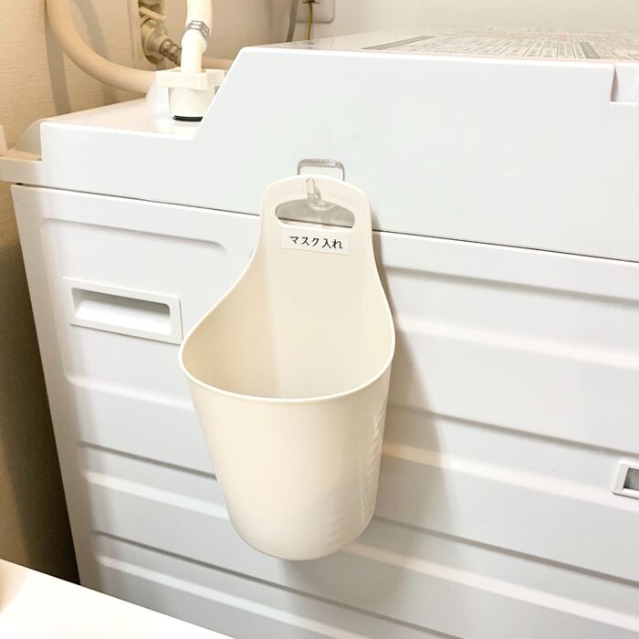100均で簡単使用後のマスク入れ