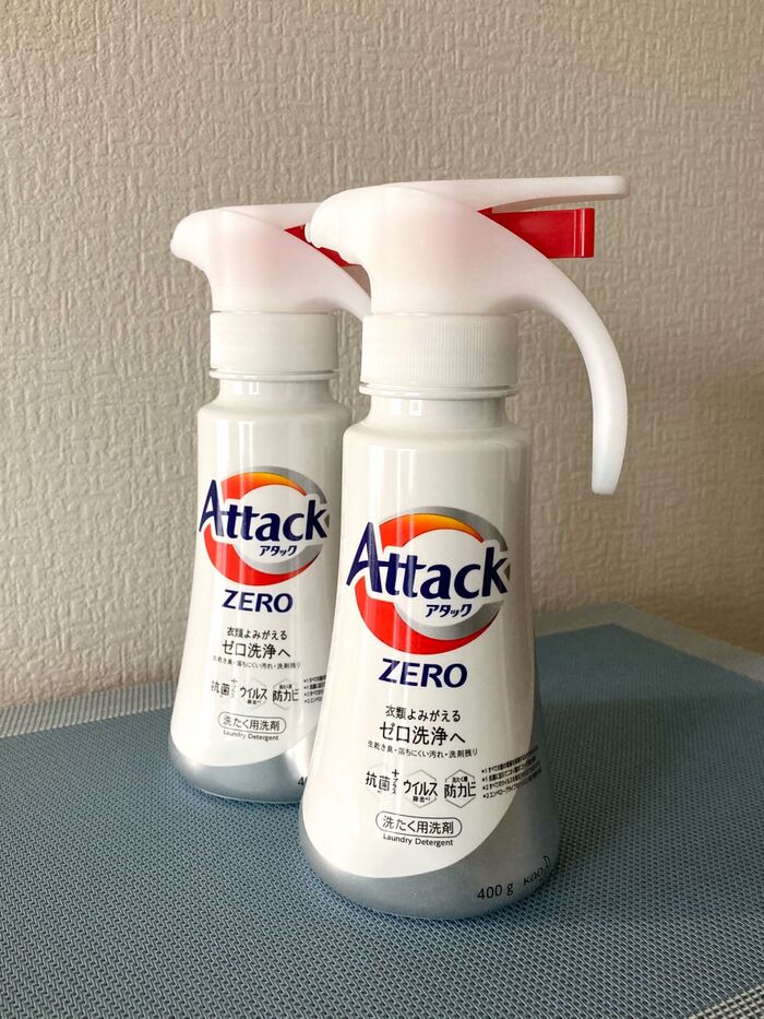 洗浄力UPに加え、気になる3つの機能もついた「アタックZERO」☆