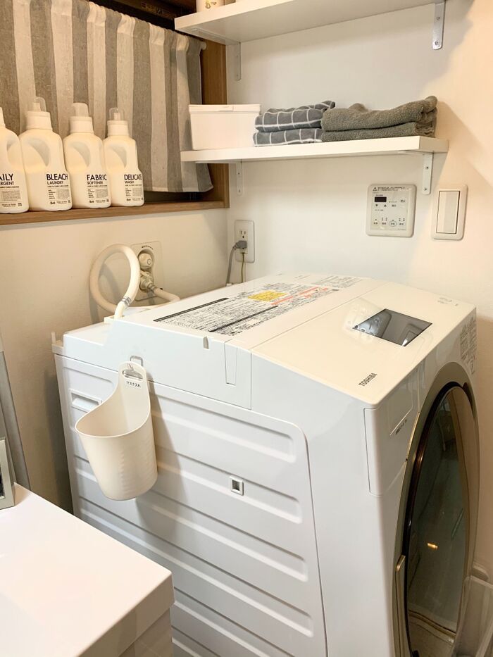 洗濯機横に設置