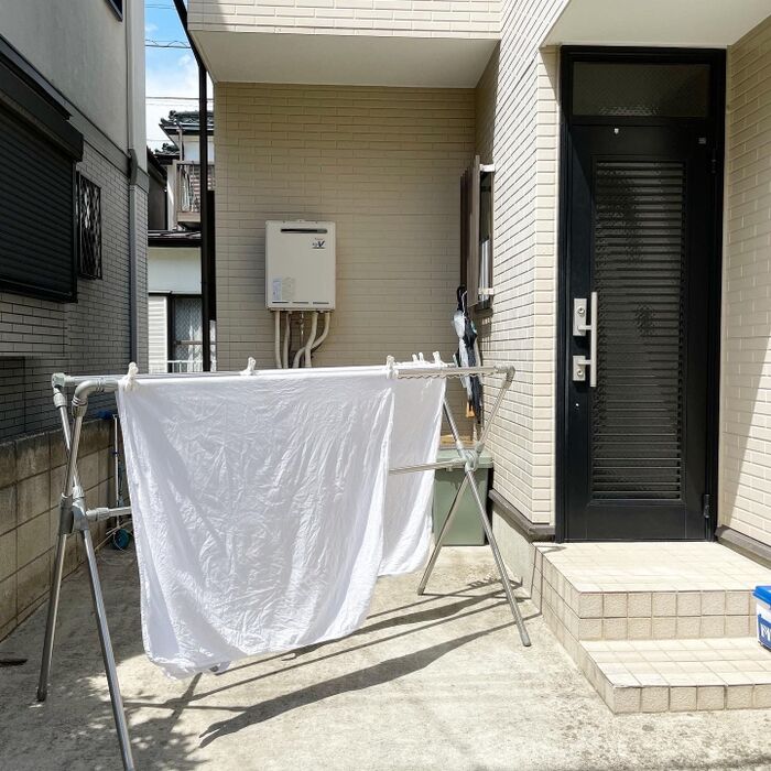 洗濯後の使用感【外干し】