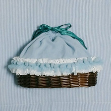 カゴ&ボックスカーテンでカゴバッグをハンドメイド