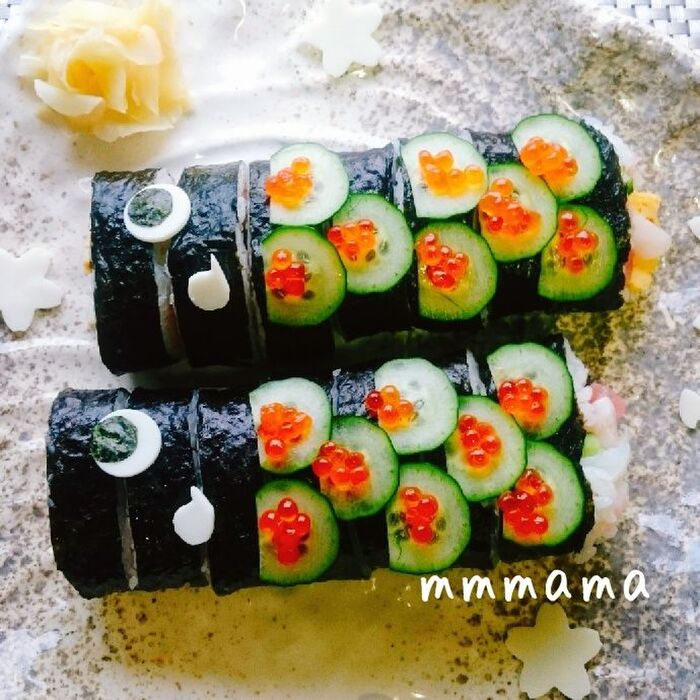 【こどもの日】簡単!海鮮太巻きを鯉のぼりに☆