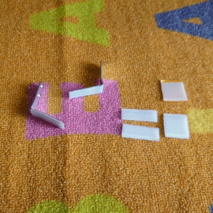 L字に、貼り付け
