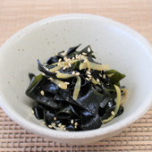 わかめの血圧低下レシピ~わかめの生姜焼き~