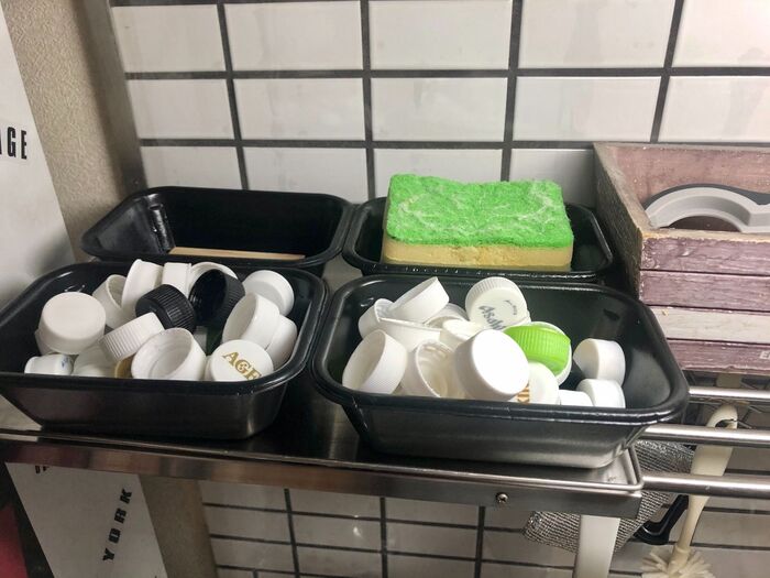 使い古したスポンジは捨てずに保管