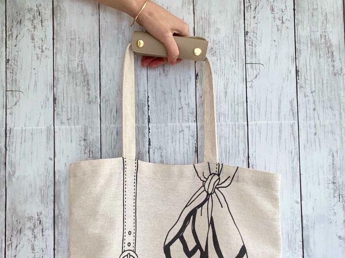 3COINSのグッズでエコバッグをアレンジ!