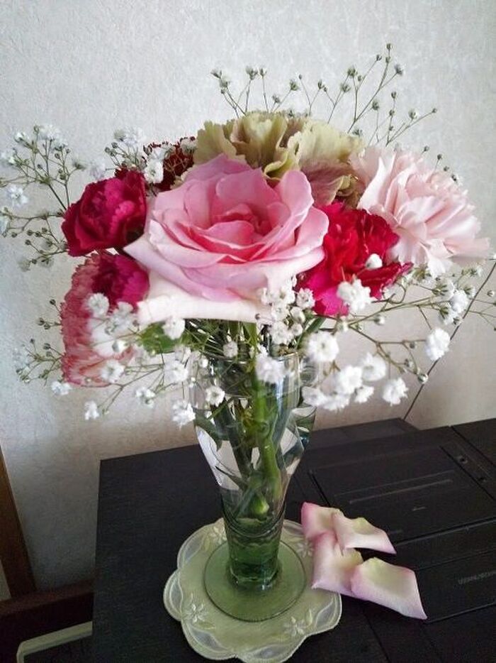 花の活け替えは花留めがあると簡単!