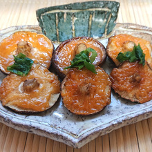 じゅわる旨さ♪トースターで簡単♪椎茸の味噌みりん焼き