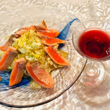 材料2つ!キャベツとサーモンの絶品オードブル