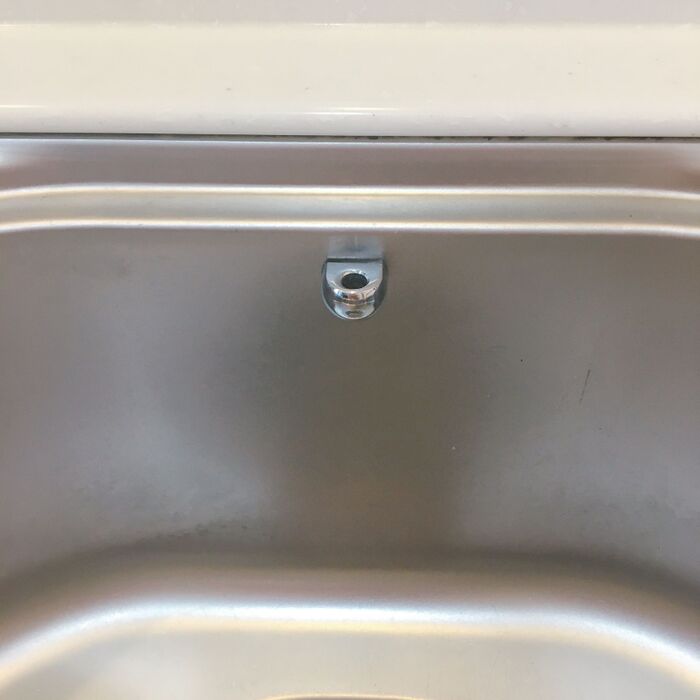 ②スポンジ&包丁置きも撤去