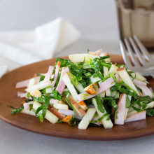 ケールとりんごの千切りサラダ♪ケール初心者さんにお勧めレシピ