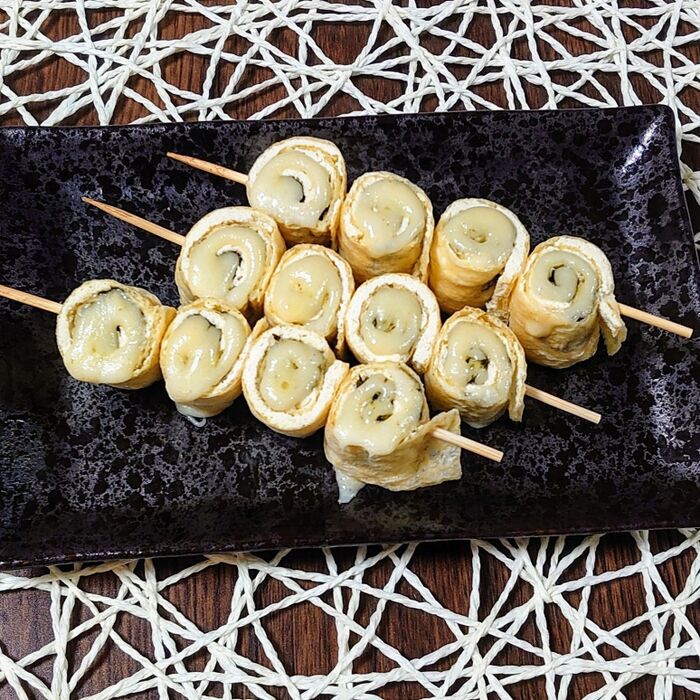 トロ~リ海苔チーズ焼きの完成