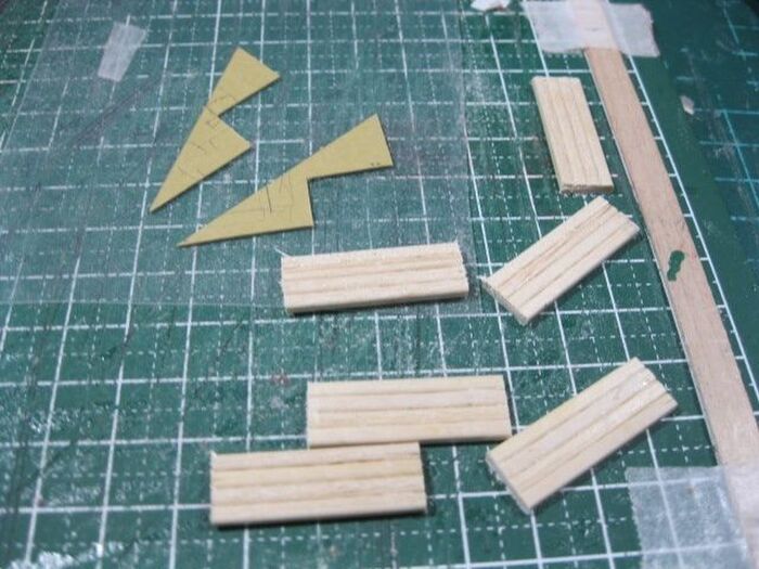 階段材料準備