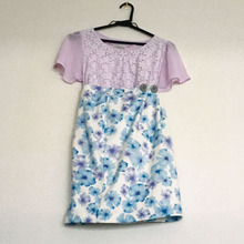 インで着るスカートのウエスト調整