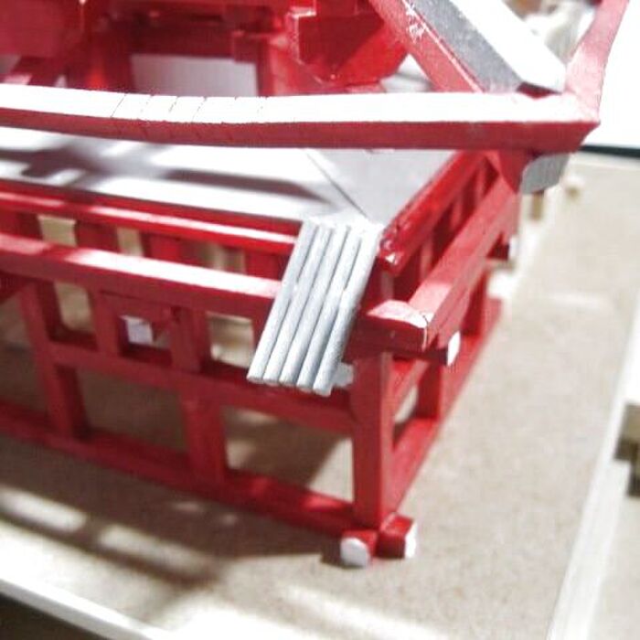 爪楊枝の貼り付け