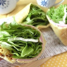 サクッ&シャキシャキ♪ 油揚げでレタスのわんぱくサンド