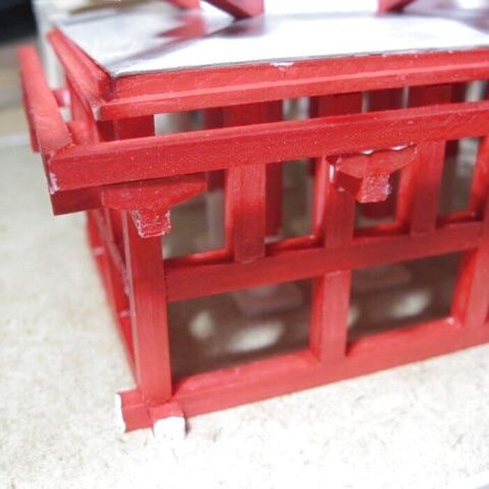 裳腰部分の塗装