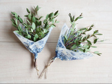 スワッグの簡単なラッピング方法