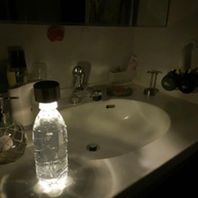 停電時にペットボトルが電球に!?