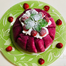 自家製ブルーベリーを使ってクリスマスプディング(^O^☆♪