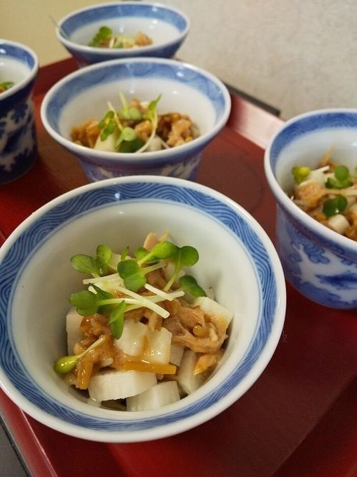 ツナ缶・長いも・なめ茸ですぐできる1品