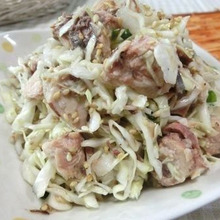 混ぜるだけの美容おかず☆ 千切りキャベツとさばの味噌和え
