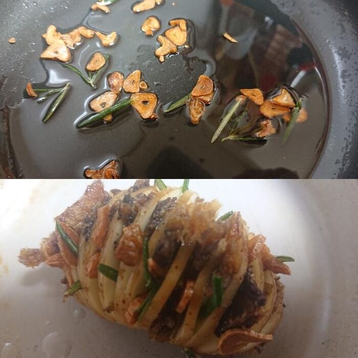 鯖ハッセルバックポテト