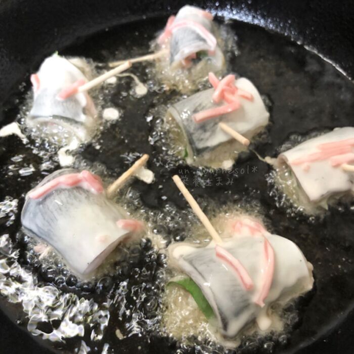 ⑤揚げ焼きにして完成!