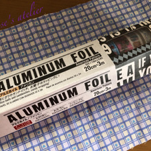 ダイソーアルミホイル入れにシンデレラフィット⭐︎