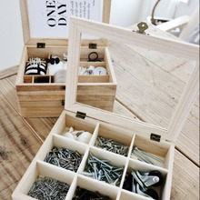 仕切り付き木箱で細々迷子を防止する【一目瞭然収納】