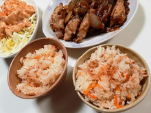 ツナ人参の炊き込み飯♪炊くだけ簡単!