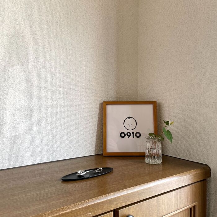 玄関にでお香を焚いています