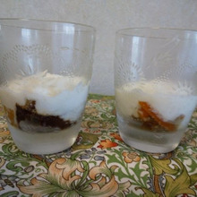 ドライフルーツのヨーグルト漬け