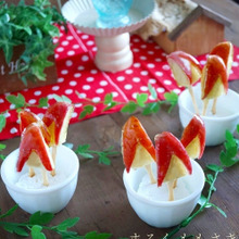 お家でお祭り気分!可愛い❤うさぎりんご飴作りました♪