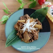 2段階味付けでコク旨!牛こま大根のにんにく味噌炒め