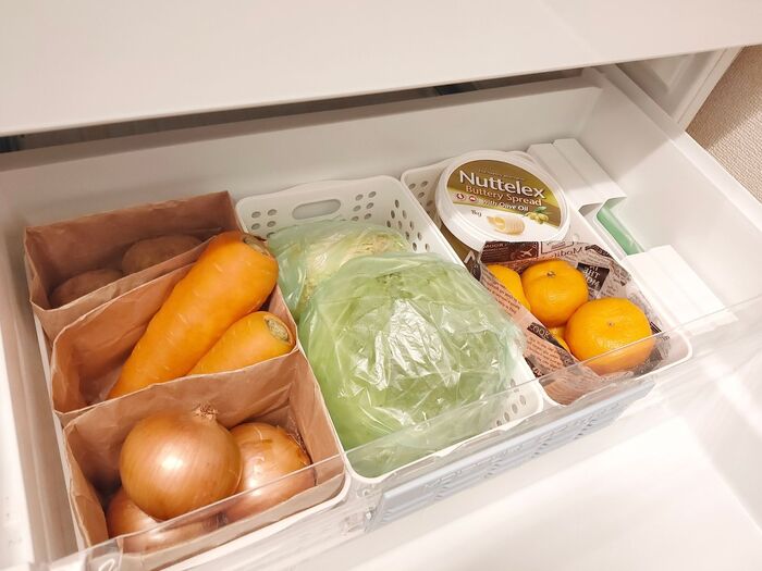 食品ロスが激減!便利な鮮度保持袋をある場所に収納して家事を楽に♪