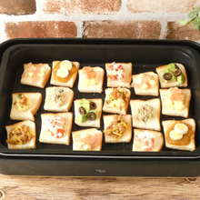 トーストが一度に沢山作れる~ホットプレートでカリカリパンパーティ