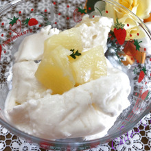 パイナップルの甘さが程良いフローズンヨーグルト⭐︎