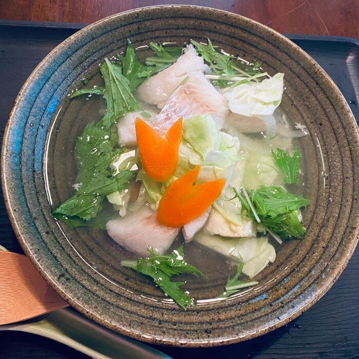 真鱈とキャベツの和風ブイヤベース