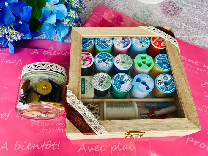 ミシン糸の収納