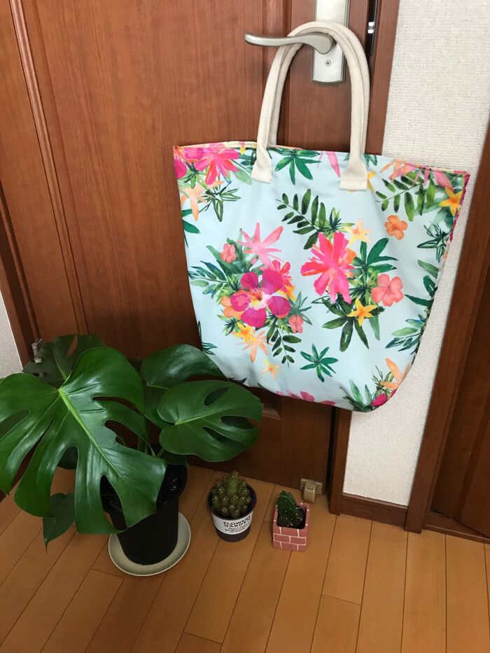 100均バンダナで作る大きめ夏バッグ!