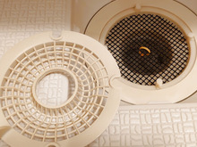 浴室の目皿を替えたら掃除5秒❢ 【楽家事、最高〜❢❢❢】