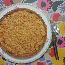 Tarte à la mangue et kanpyo マンゴーと干瓢のタルト、クランブルの誘惑